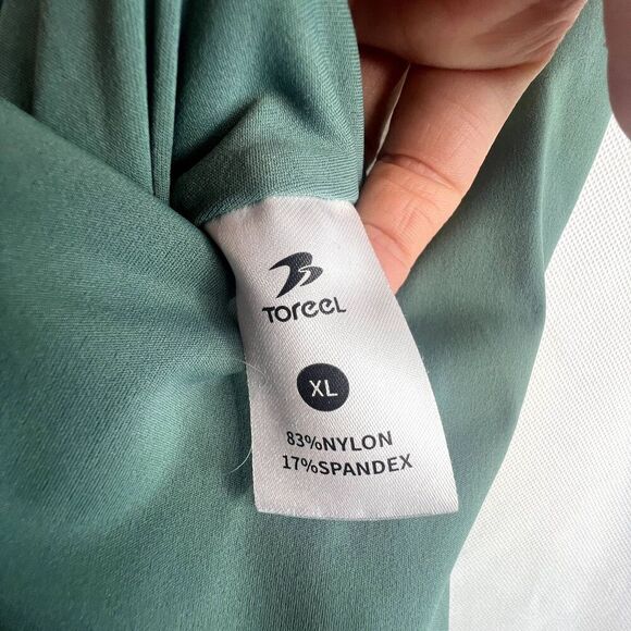 Toreel Green Tennis Exercise Dress with Shorts with pockets underneath Size XL - Picture 9 of 11